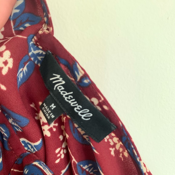 Women’s Madewell Blouse - Flower Top Shirt - Picture 5 of 5